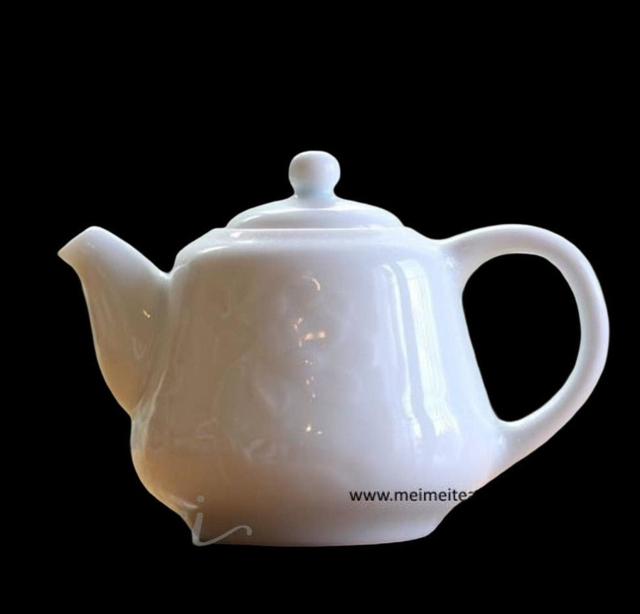 Tea Ware - Jingdezhen Treasure Yingqing White Porcelain Relief Teapot