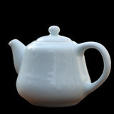 Jingdezhen Treasure Yingqing White Porcelain Relief Teapot Elaborate Lotus