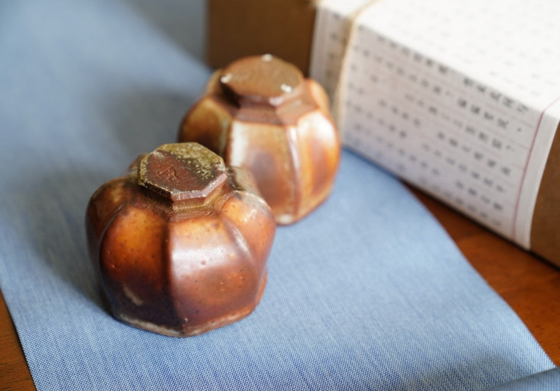 Jingdezhen Wood-fired Octagon and Heptagon Master Teacups Hand-crafted