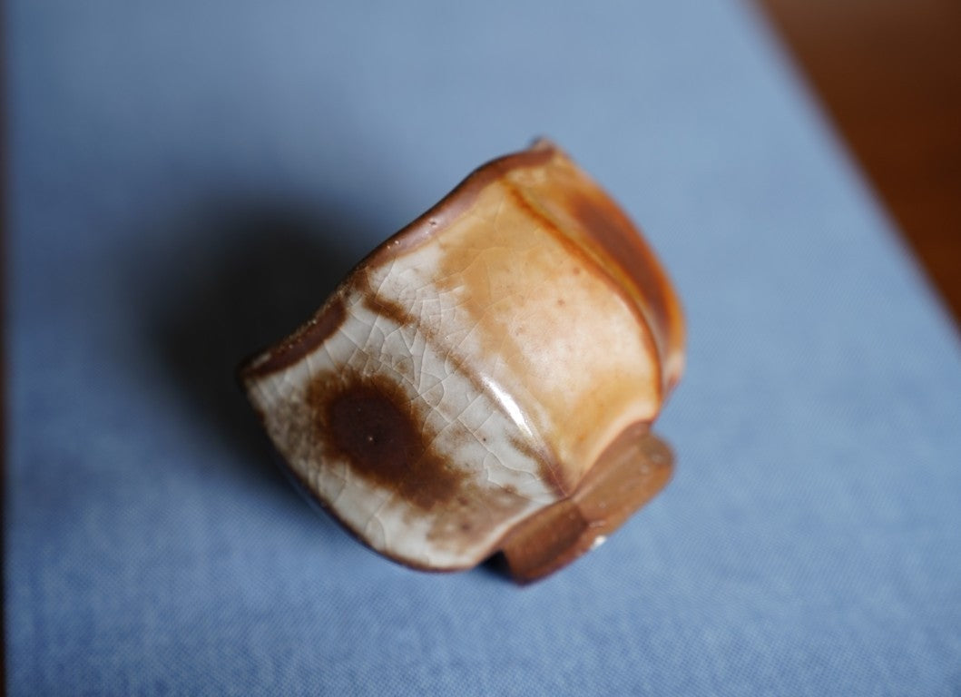 Jingdezhen Wood-fired Octagon and Heptagon Master Teacups Hand-crafted