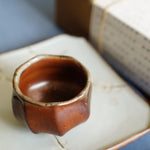 Jingdezhen Wood-fired Octagon and Heptagon Master Teacups Hand-crafted