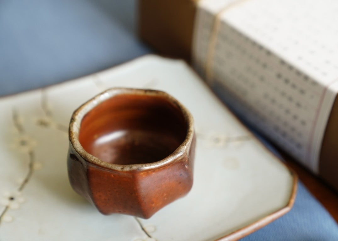 Jingdezhen Wood-fired Octagon and Heptagon Master Teacups Hand-crafted