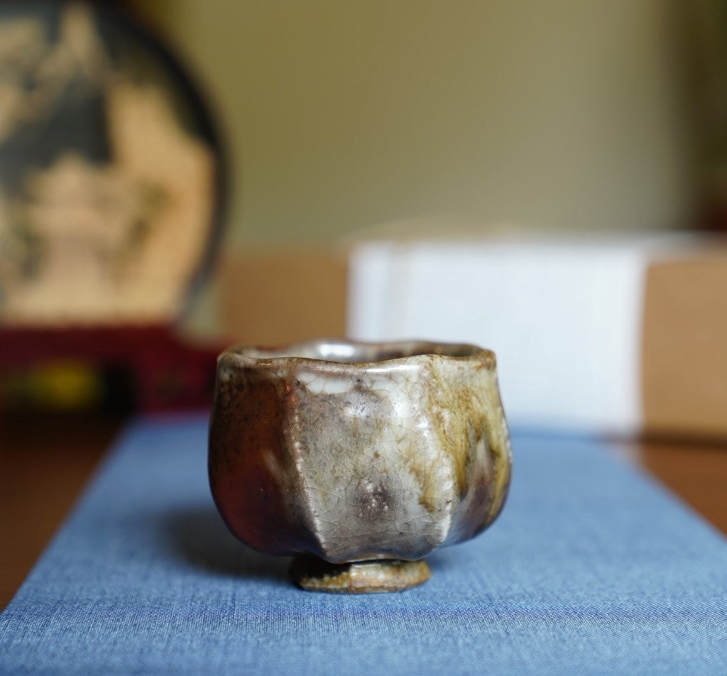 Jingdezhen Wood-fired Octagon and Heptagon Master Teacups Hand-crafted