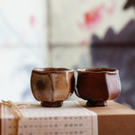 Jingdezhen Wood-fired Octagon and Heptagon Master Teacups Hand-crafted