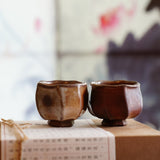 Jingdezhen Wood-fired Octagon and Heptagon Master Teacups Hand-crafted