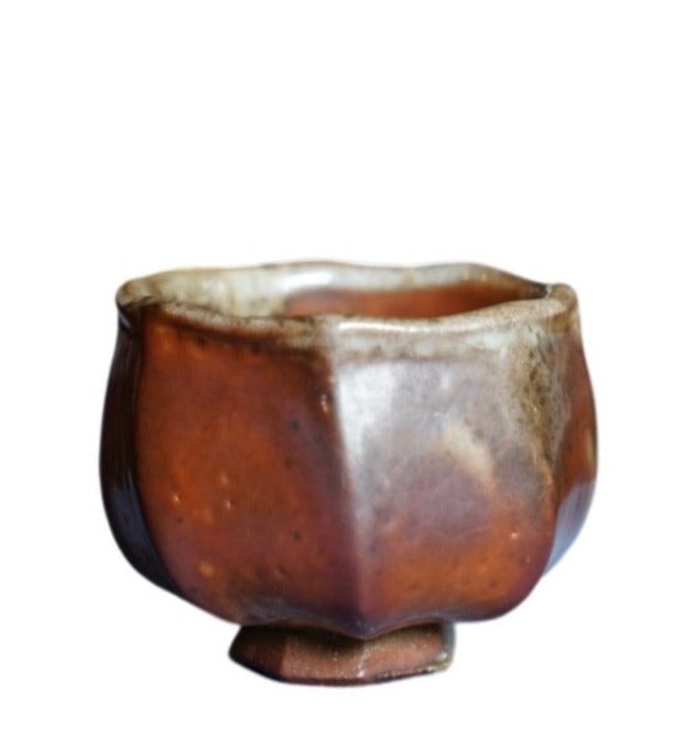 Jingdezhen Wood-fired Octagon and Heptagon Master Teacups Hand-crafted