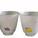 Jingdezhen Wucai Porcelain Five Flavors Gongfu Teacup