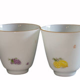 Jingdezhen Wucai Porcelain Five Flavors Gongfu Teacup