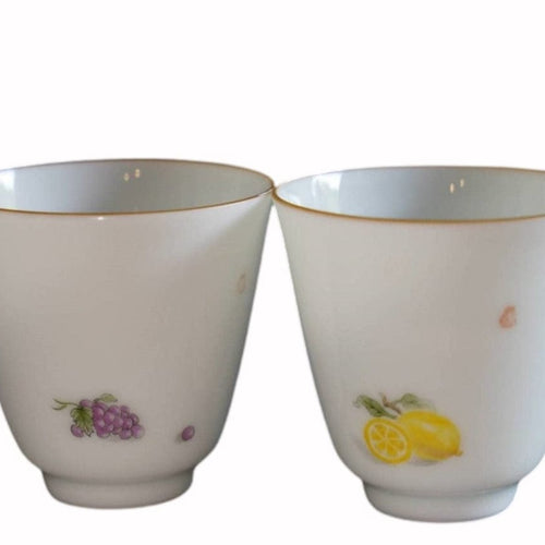 Jingdezhen Wucai Porcelain Five Flavors Gongfu Teacup