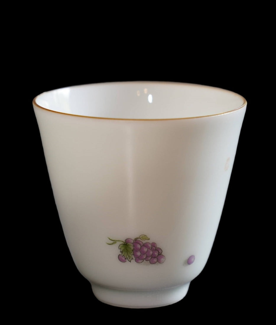 Jingdezhen Wucai Porcelain Five Flavors Gongfu Teacup