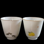 Jingdezhen Wucai Porcelain Five Flavors Gongfu Teacup