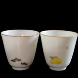 Jingdezhen Wucai Porcelain Five Flavors Gongfu Teacup