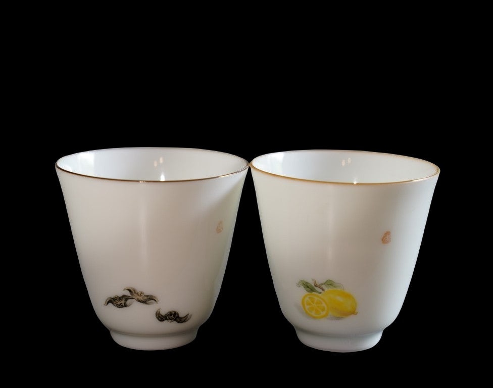 Jingdezhen Wucai Porcelain Five Flavors Gongfu Teacup