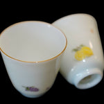 Jingdezhen Wucai Porcelain Five Flavors Gongfu Teacup