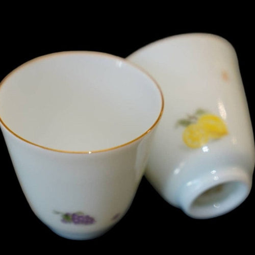 Jingdezhen Wucai Porcelain Five Flavors Gongfu Teacup