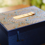 Jingdezhen Artisan Yingqing White Porcelain Gaiwan Tea Set Engraved Landscape