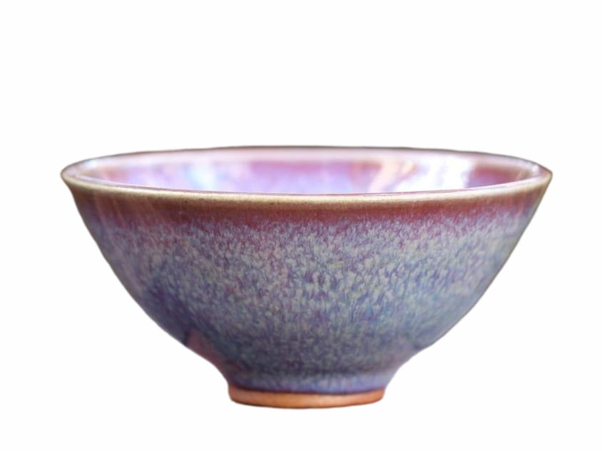 Jun Porcelain Tea Cup Jun Kiln Purple Landscape Impressionist’s Art 75ml