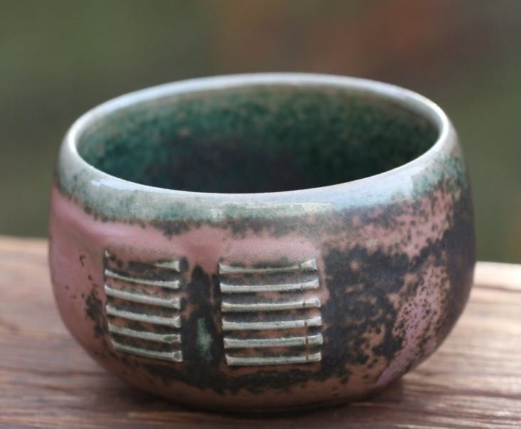 Tea Ware - Jun Porcelain Bowl Charcoal - fired Masterpiece