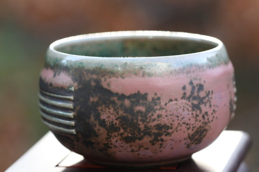 Tea Ware - Jun Porcelain Bowl Charcoal - fired Masterpiece