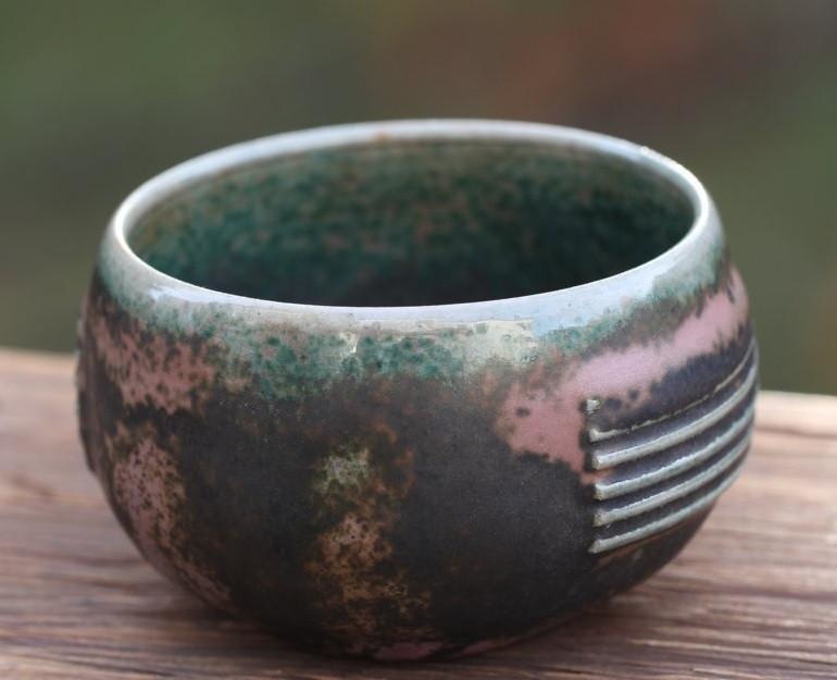 Jun Porcelain Tea Bowl Charcoal-fired Masterpiece The Universe 150ml