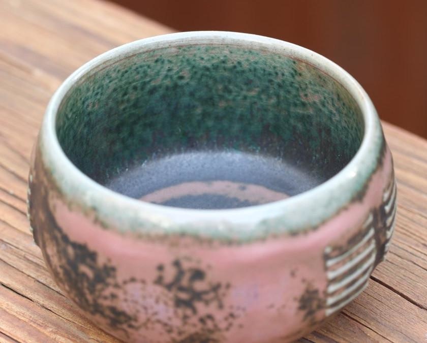 Tea Ware - Jun Porcelain Bowl Charcoal - fired Masterpiece