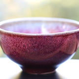 Jun Porcelain Tea Cup Contemporary Red 80ml