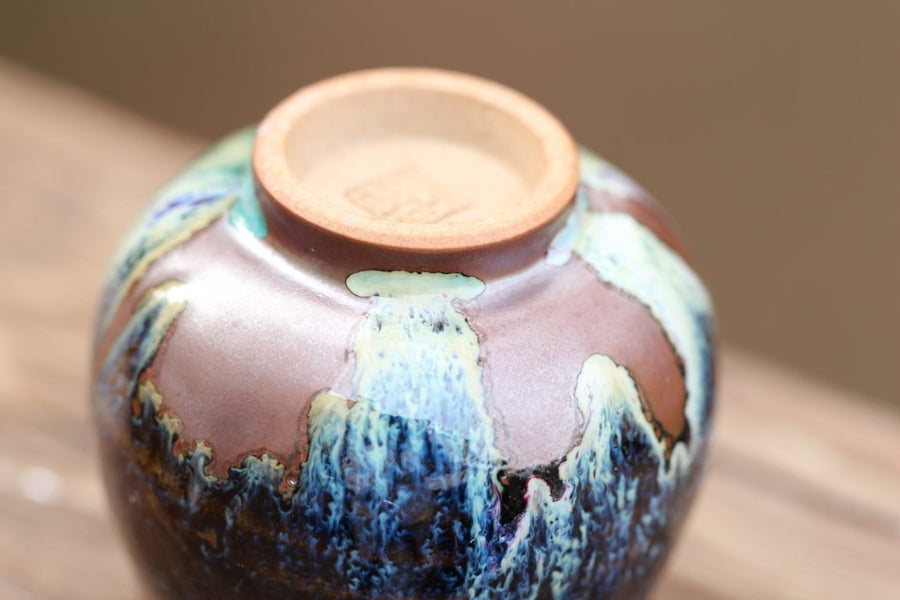 Tea Ware - Jun Porcelain Cup Copper Canyon 120ml MeiMei Fine Teas
