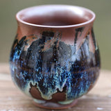 Jun Porcelain Tea Cup Copper Canyon 120ml