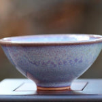 Jun Porcelain Tea Cup Jun Kiln Purple Landscape Impressionist’s Art 75ml