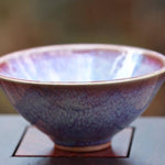 Jun Porcelain Tea Cup Jun Kiln Purple Landscape Impressionist’s Art 75ml