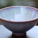 Jun Porcelain Tea Cup Jun Kiln Purple Landscape Impressionist’s Art 75ml