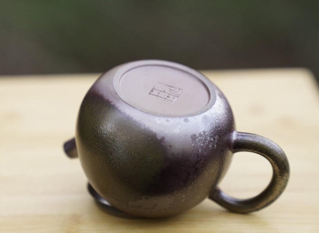 Artisan Jianshui Purple Clay Teapot Lang Gui Wood-fired Dragon Egg