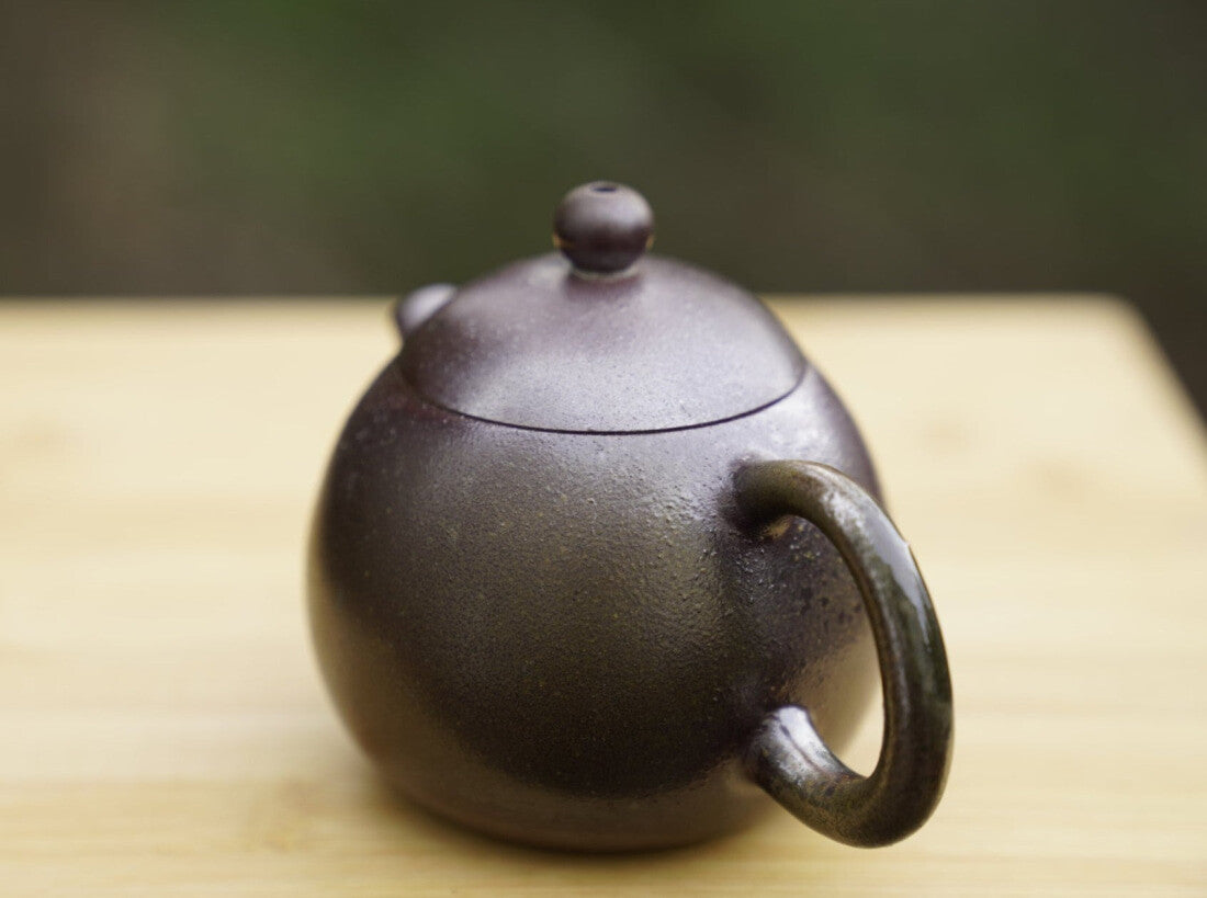 Artisan Jianshui Purple Clay Teapot Lang Gui Wood-fired Dragon Egg