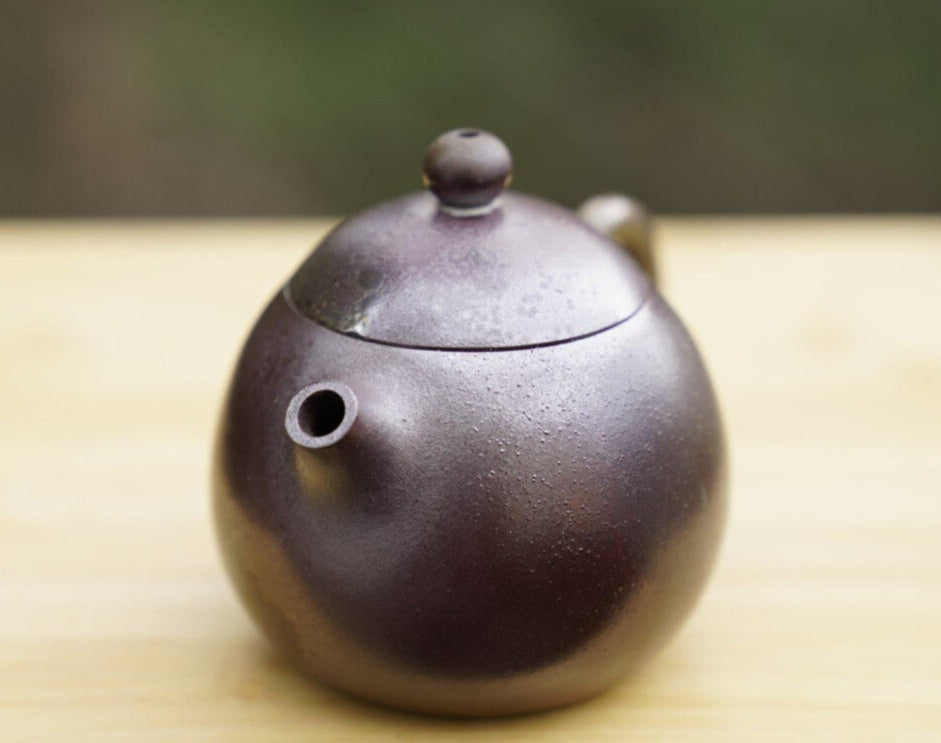 Artisan Jianshui Purple Clay Teapot Lang Gui Wood-fired Dragon Egg