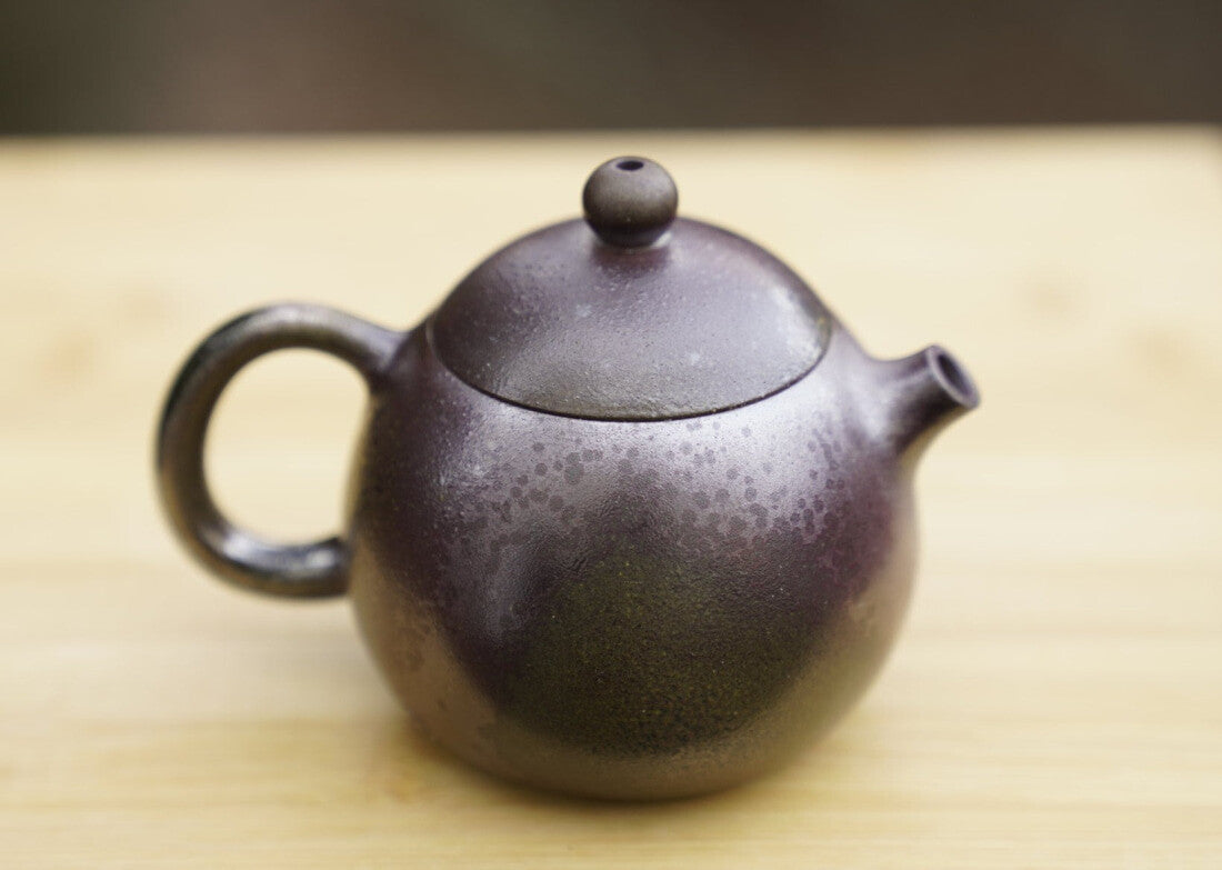 Artisan Jianshui Purple Clay Teapot Lang Gui Wood-fired Dragon Egg