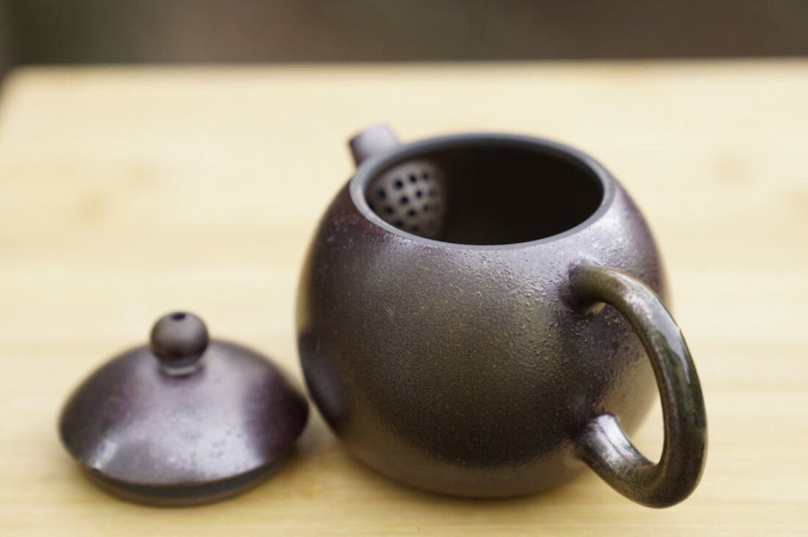Artisan Jianshui Purple Clay Teapot Lang Gui Wood-fired Dragon Egg