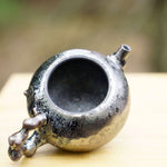 Masterpiece Langgui Jian Shui Purple Clay Teapot Wood-fired Beetle and Leaf