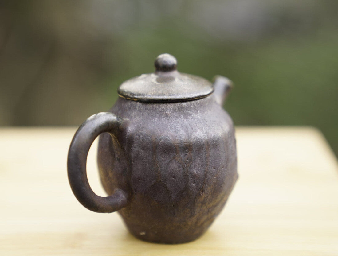 Lang Gui Jianshui Purple Clay Wood-fired Wu Xiang High Profile Teapot