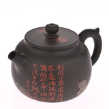 Masterpiece Jian Shui Clay Monk and Dragon Teapot