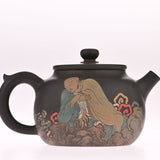 Masterpiece Jian Shui Clay Monk and Dragon Teapot