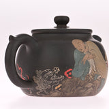 Masterpiece Jian Shui Clay Monk and Dragon Teapot