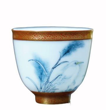 Tea Ware - Masterpiece Jingdezhen Wucai Porcelain Gold Banded