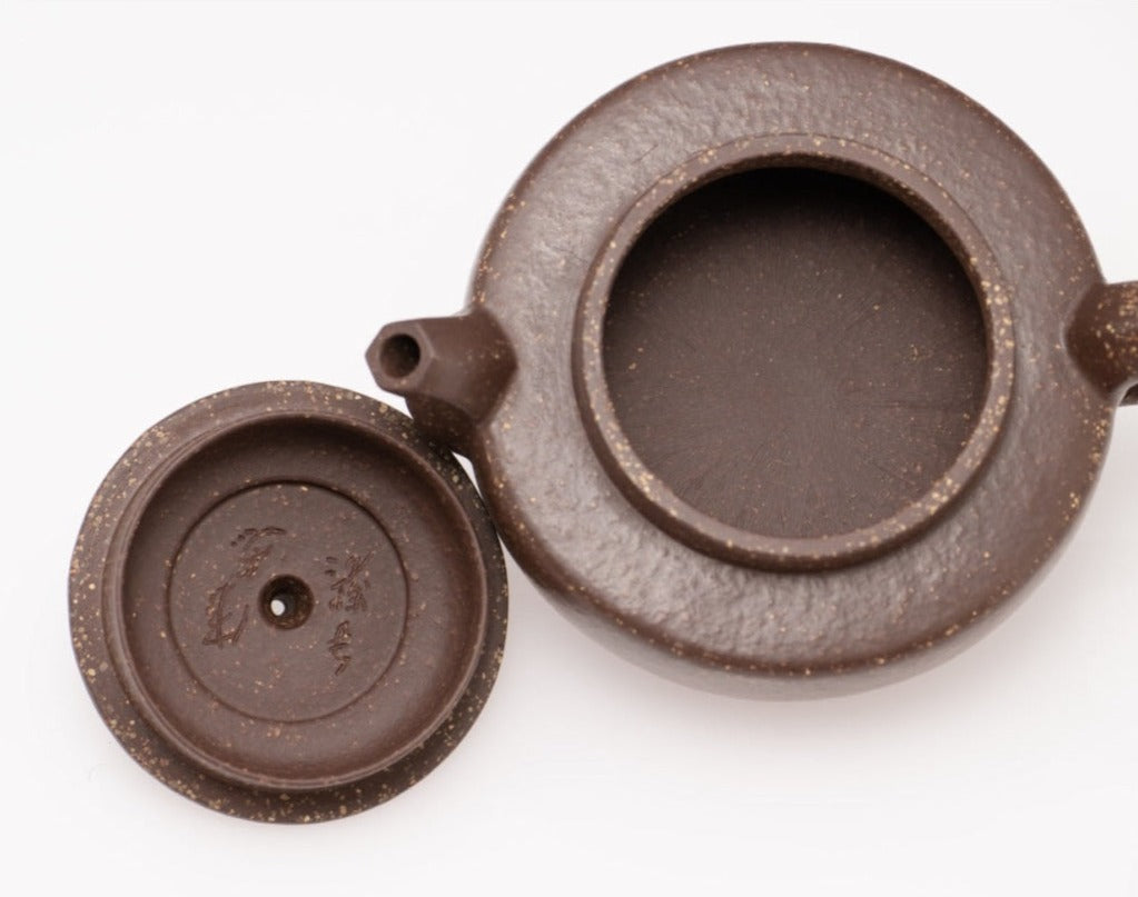 Masterpiece Yixing Zisha Purple Clay Jing Lan Teapot Hand-ground Zini