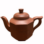 Masterpiece Yixing Zisha Teapot Octagonal Tall-hat Shi Mao Hu