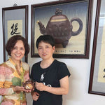 Masterpiece Yixing Zisha Clay-Painting Teapot Ru Ding Zen Happiness