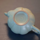 Ru Kiln Porcelain Sunflower Teapot with optional Matching Base and Teacup Set