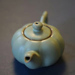 Ru Kiln Porcelain Sunflower Teapot with optional Matching Base and Teacup Set