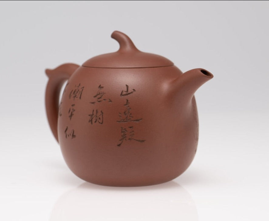 Tea Ware - Silver Medal Winner Yixing Zisha Purple Clay Palace Teapot