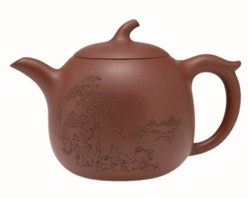 Yixing Terracotta Teapot Pumpkin – Treasure Green Tea Company