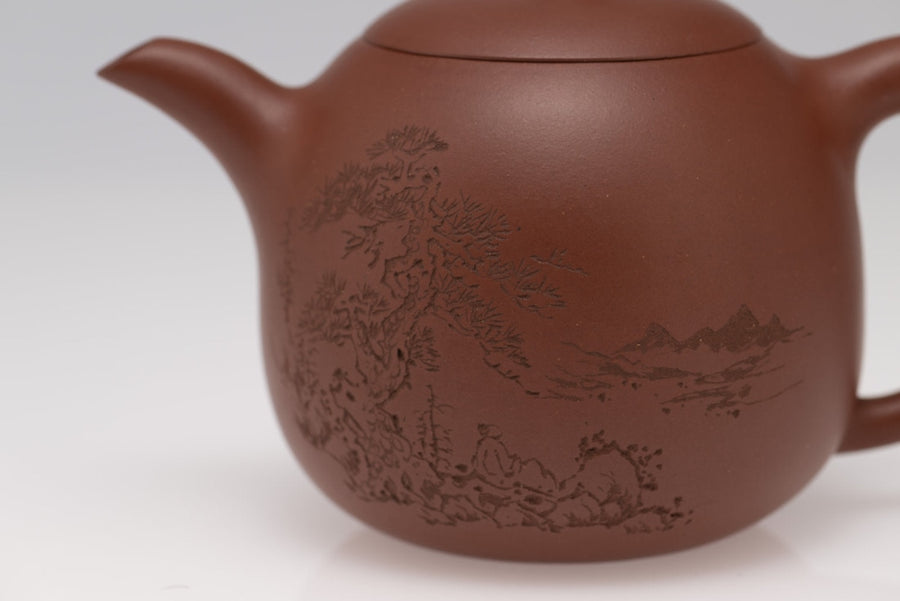 Tea Ware - Silver Medal Winner Yixing Zisha Purple Clay Palace Teapot